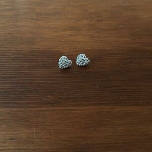 Handmade heart earrings lightweight